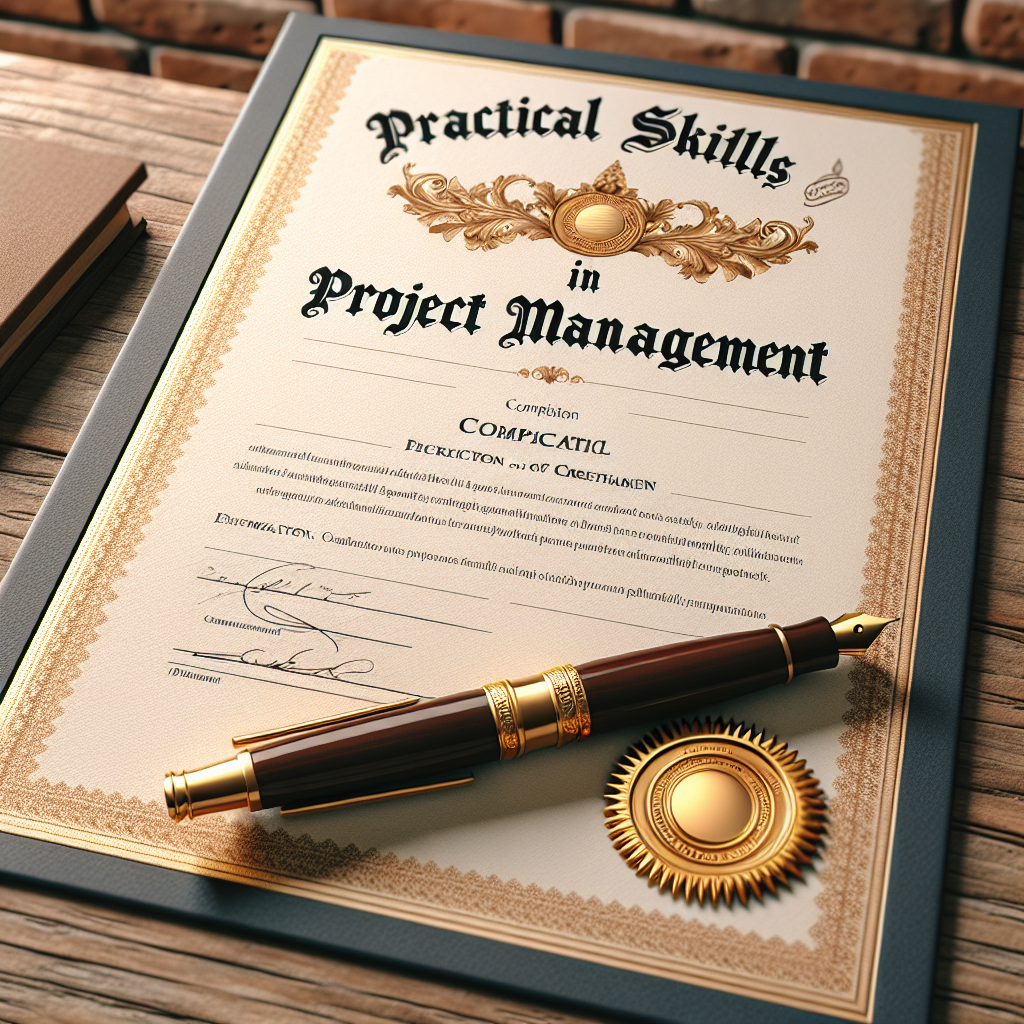 practical skills in project management diploma